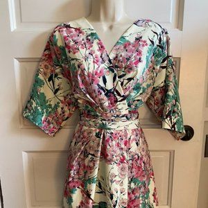 Closet London - Cherry Blossom Kimono Dress - Size 6